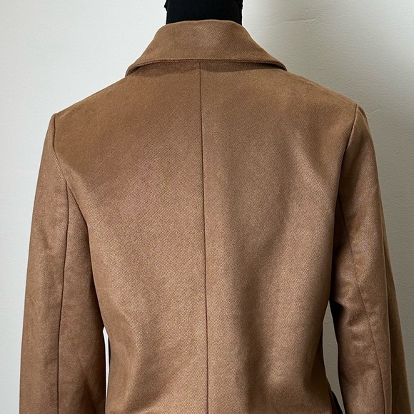 NWT DOE & RAE Tanner Taupe 2 Button Blazer - Picture 7 of 9